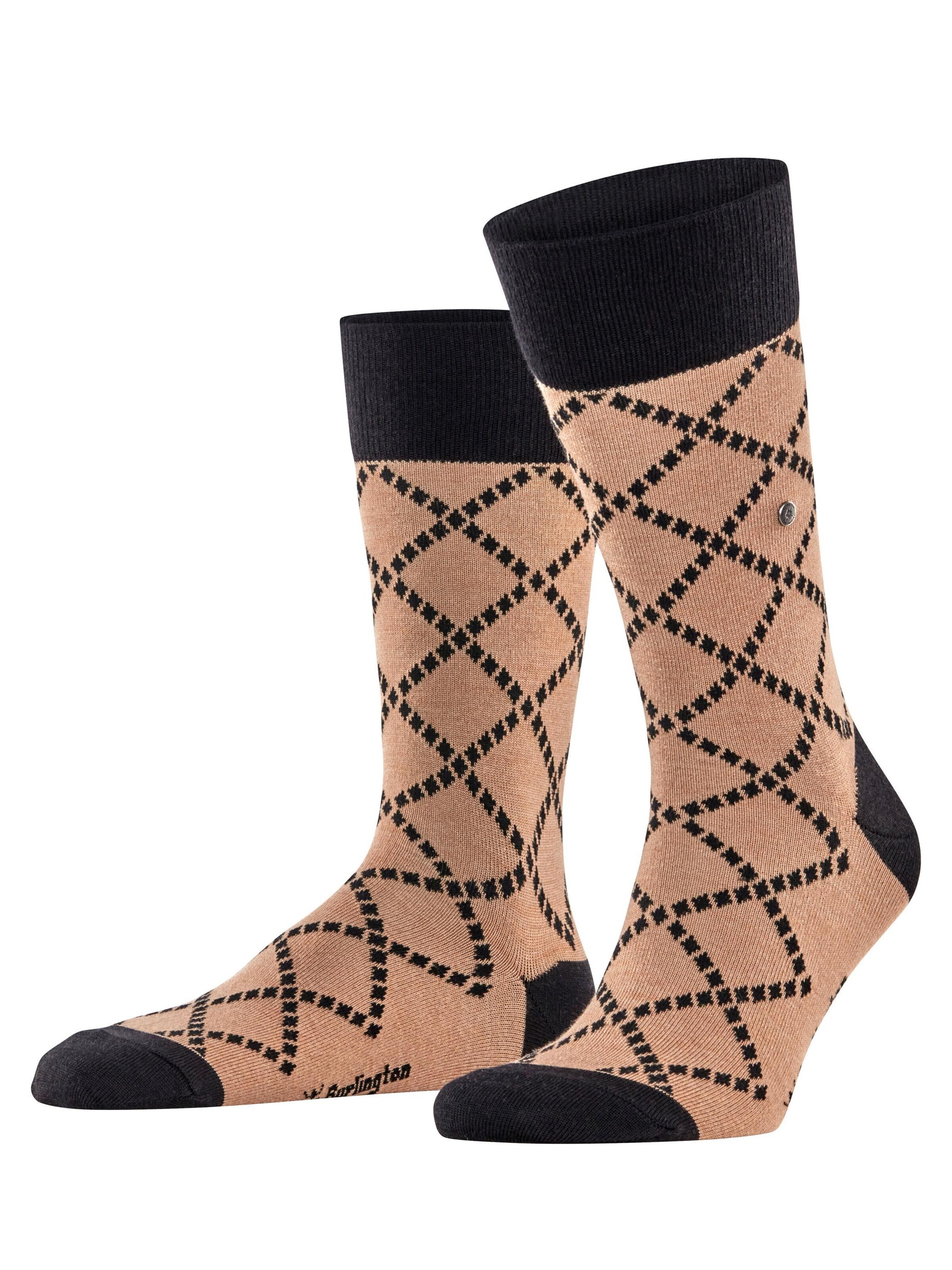 BURLINGTON Socks 'Ferry Road' in Beige: front