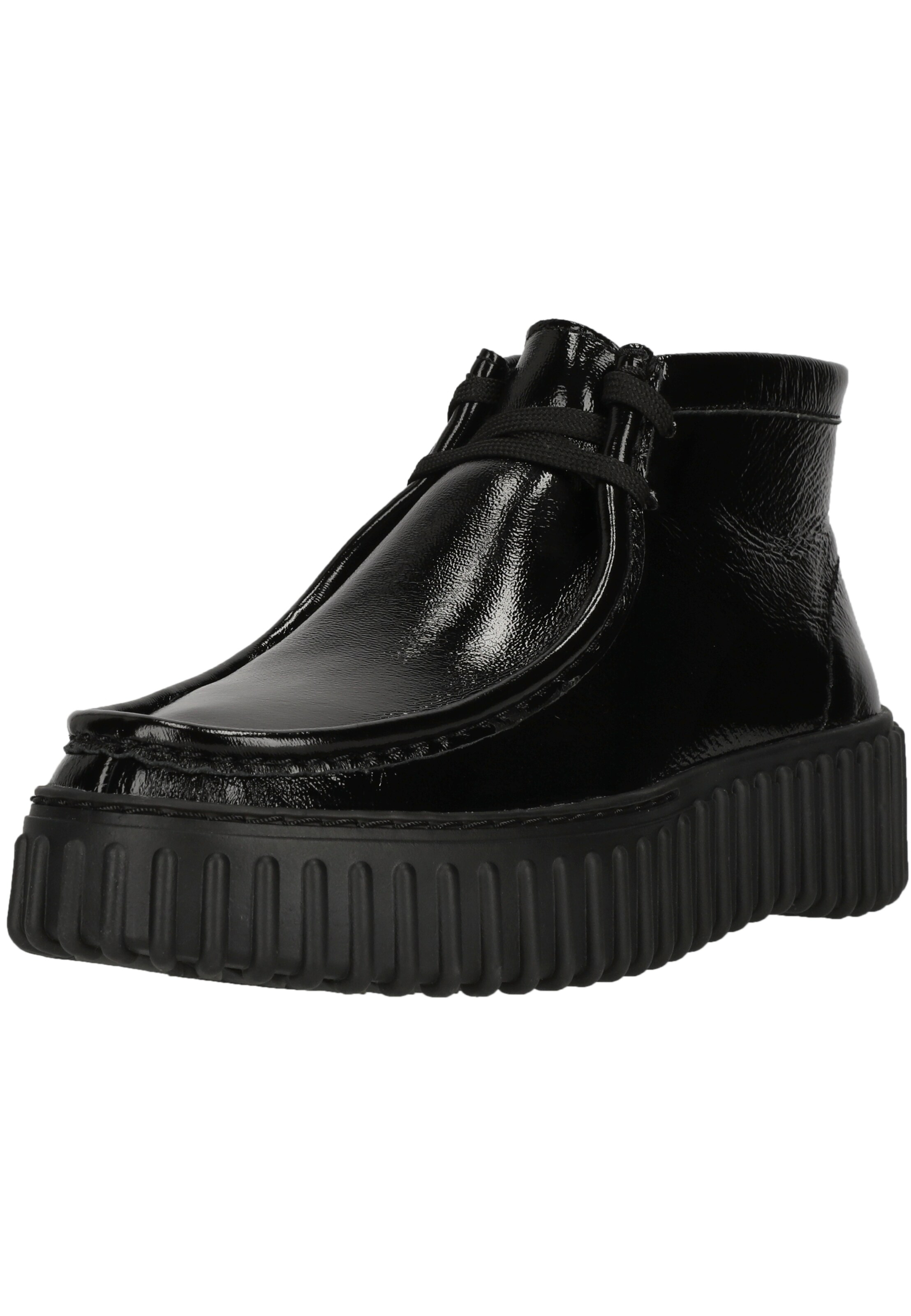 CLARKS Stiefelette 'Torhill Moss' in Schwarz: Vorderseite