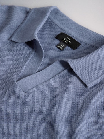 The Set Pullover in Blau