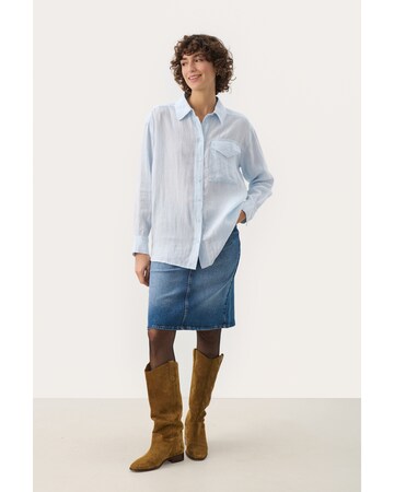 Part Two Blouse 'Nuvin' in Blue