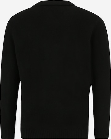 Jack & Jones Plus Sweater 'OLLIE' in Black