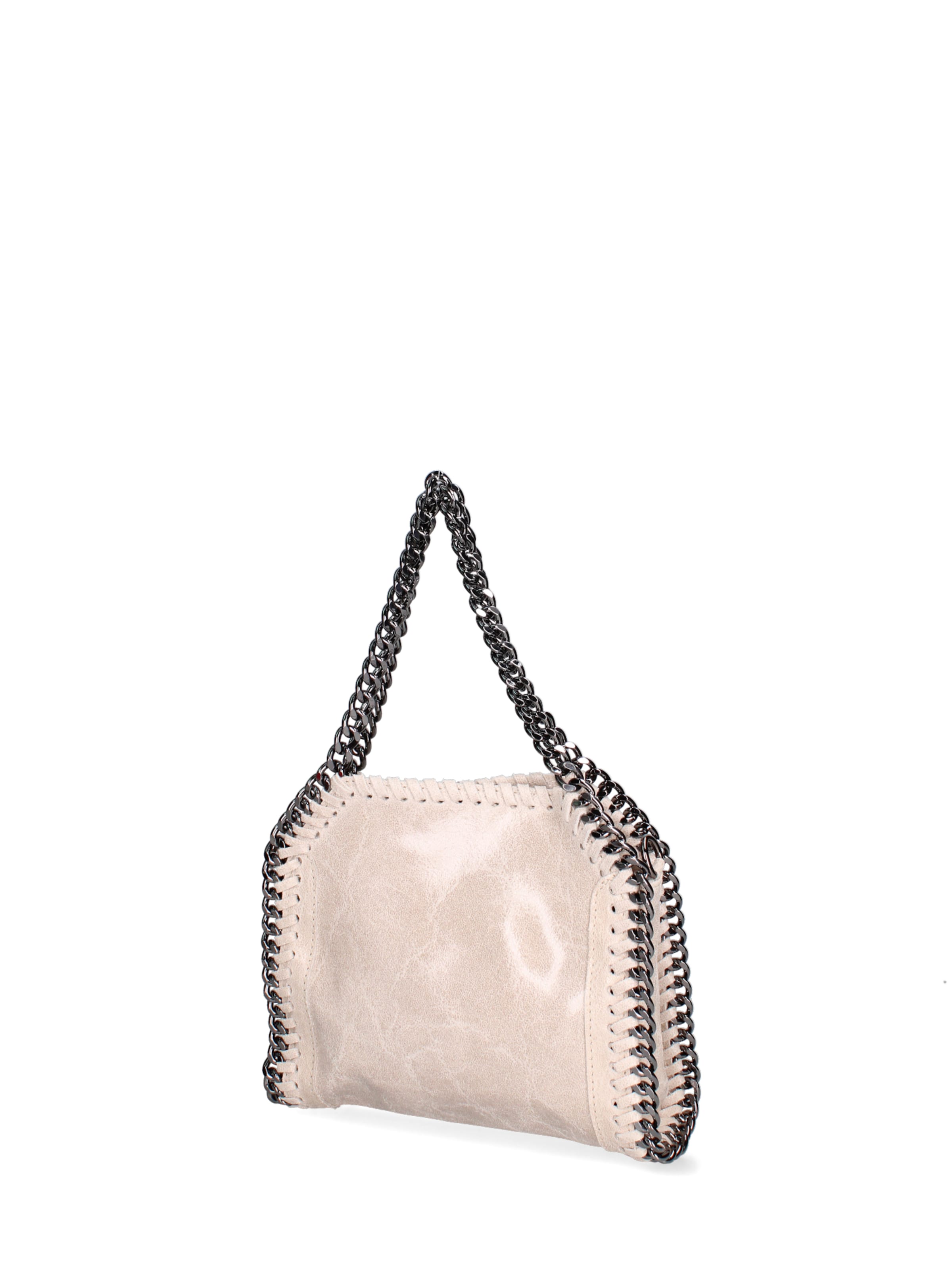 Borsa a mano 'Borsa a mano donna pelle scamosciata stampata con zip - Zefira Chic' di Gave Lux in beige