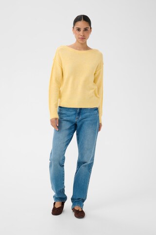 Kaffe - Pullover 'Iris ' em amarelo