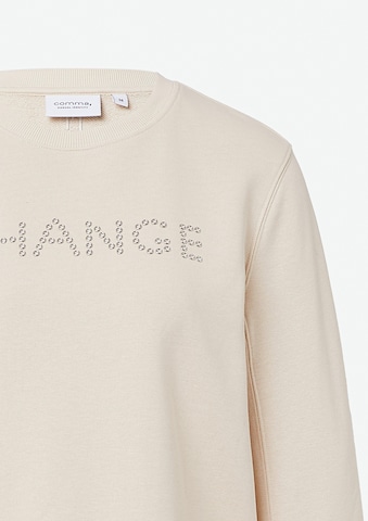 Sweat-shirt comma casual identity en beige