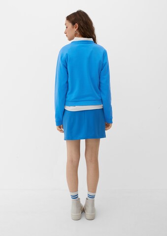 QS Sweatshirt in Blauw