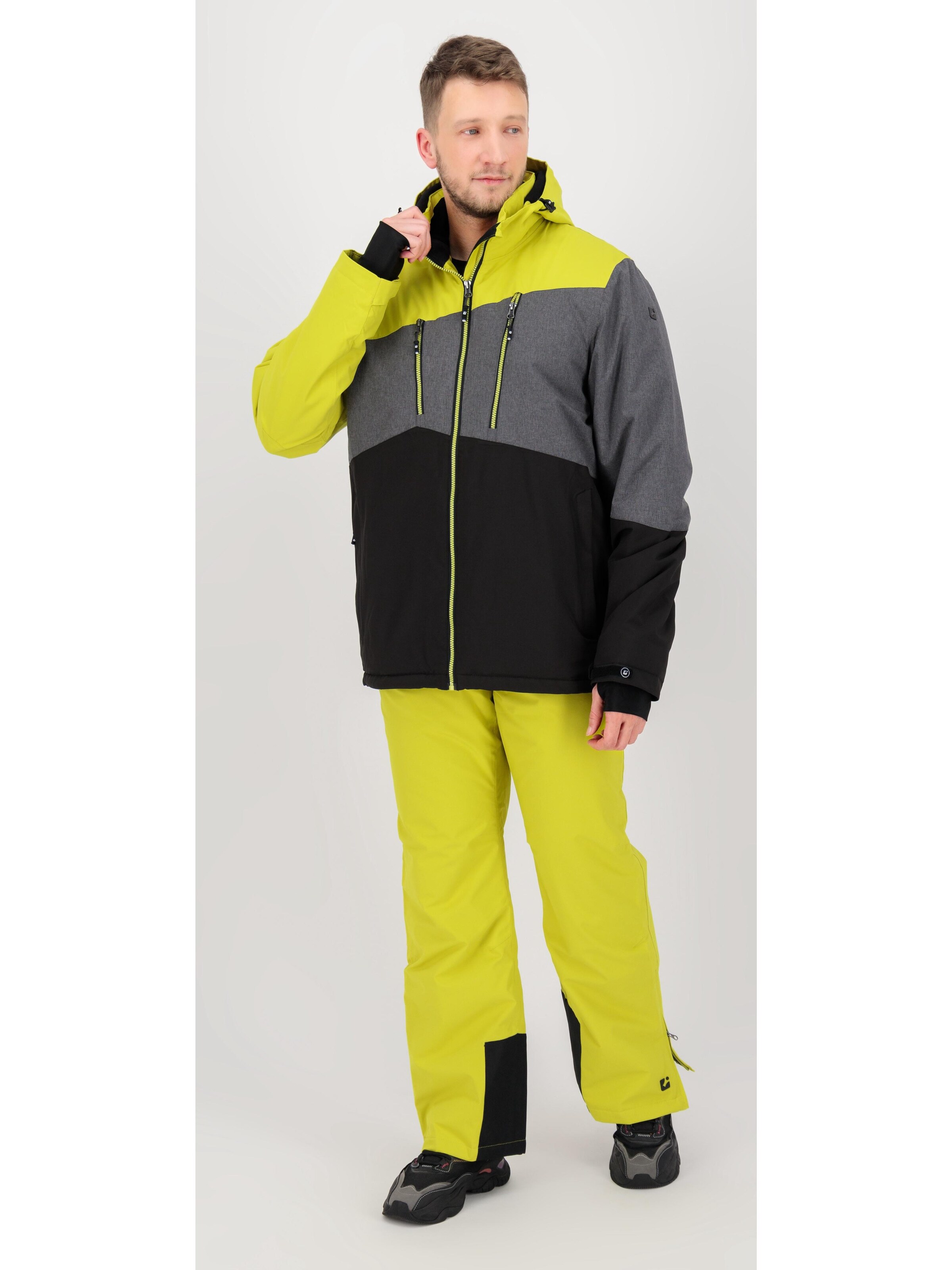 KILLTEC Winter jacket 'KSW 306' in Yellow