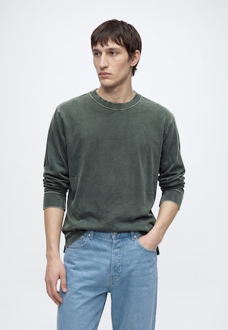 T-Shirt Abercrombie & Fitch en vert : devant