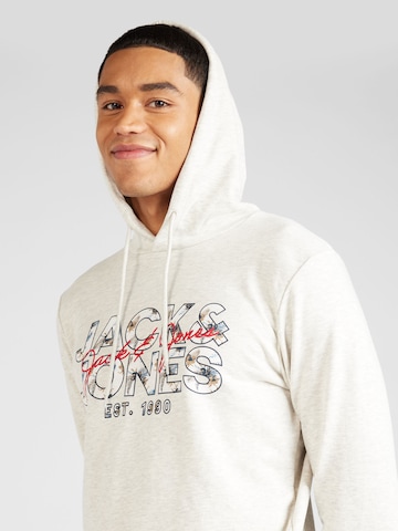 Sweat-shirt 'CHILL' JACK & JONES en blanc