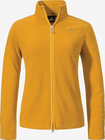 Veste en polaire fonctionnelle Schöffel en jaune : devant