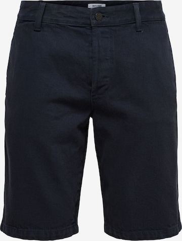 Only & Sons Regular Chino Pants 'Avi' in Blue: front