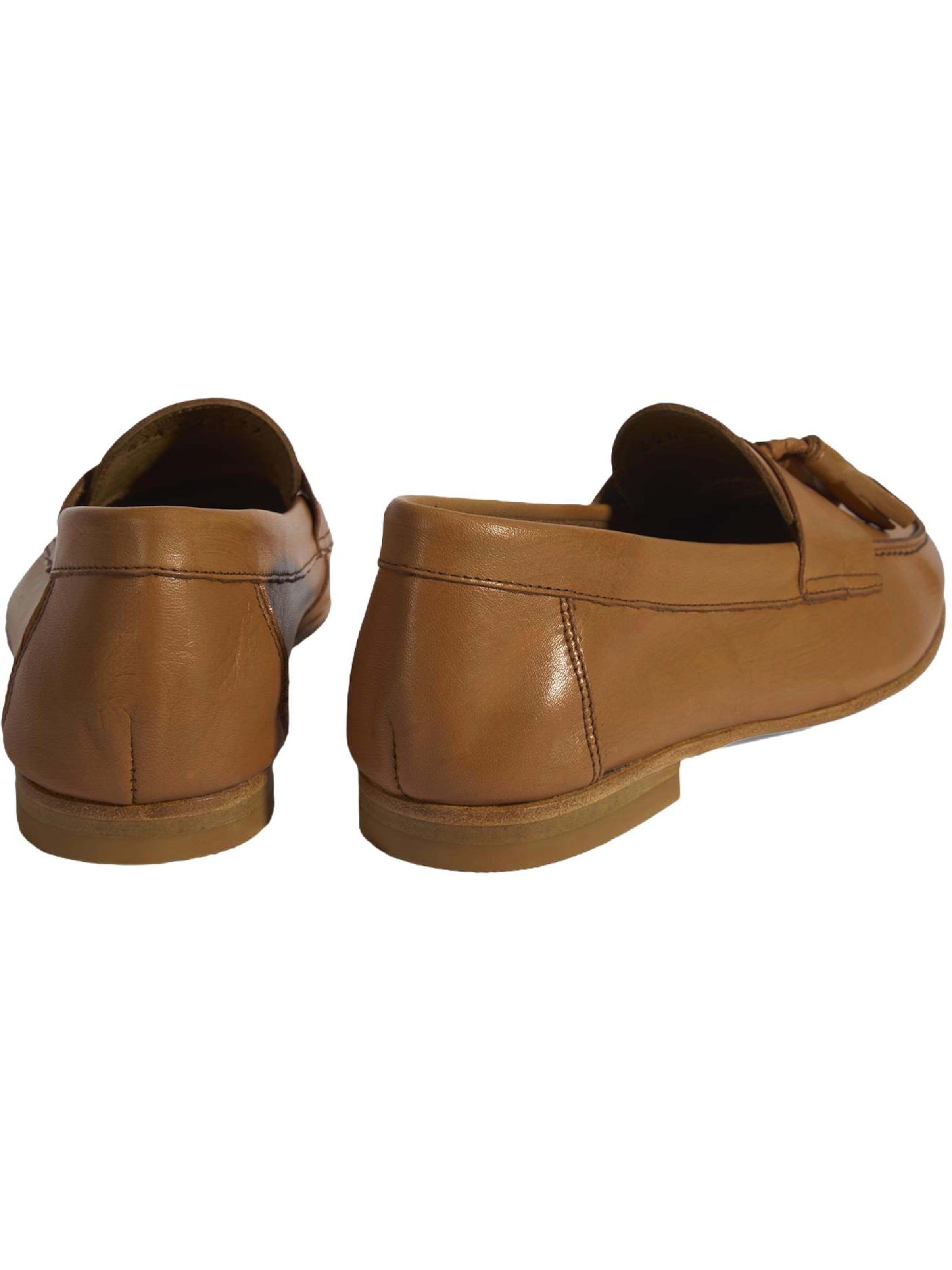Desa - Mocasines 'Slip-Ons' en marrón