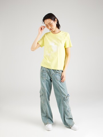 T-shirt ESPRIT en jaune