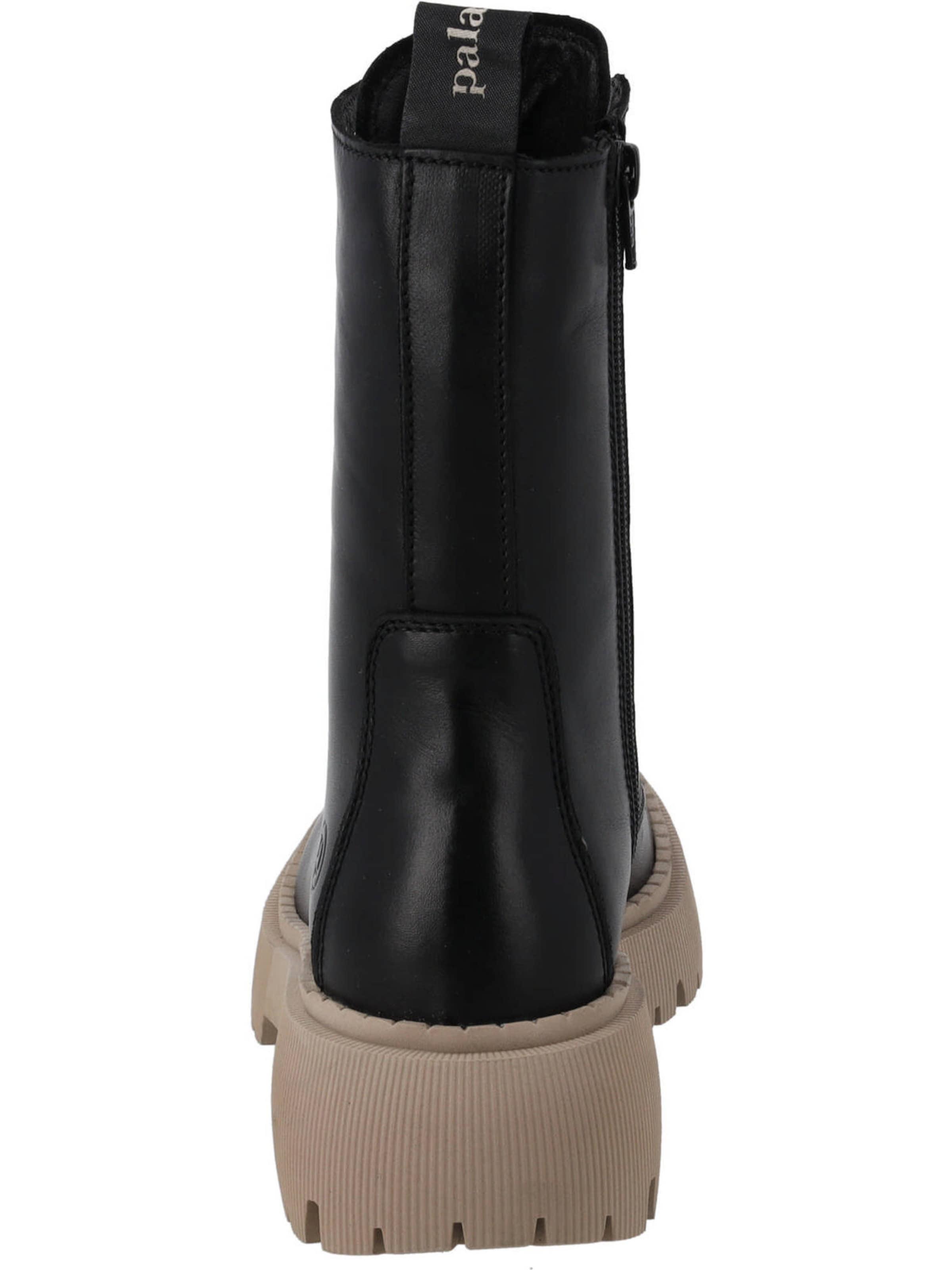 Palado Šnurovacie členkové čižmy 'Delos' - Čierna