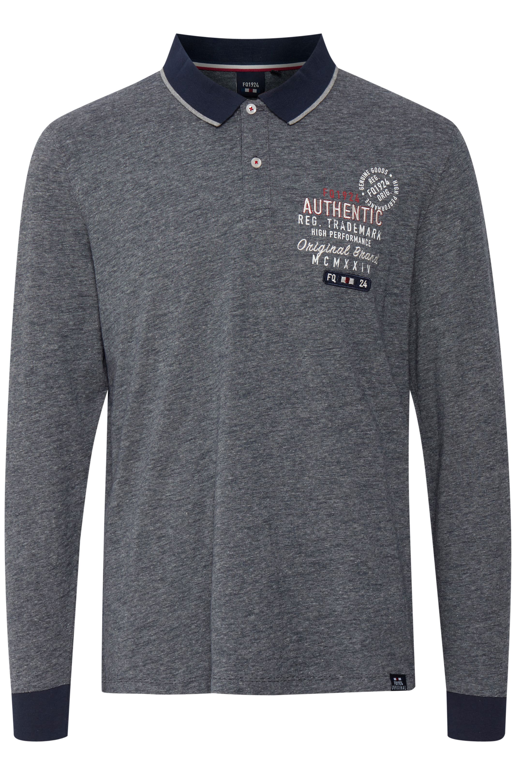 FQ1924 Shirt 'Peder' in Blauw: voorkant