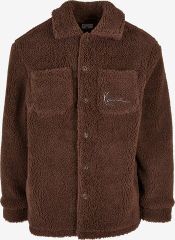 Karl Kani Regular fit Between-season jacket in Brown: front