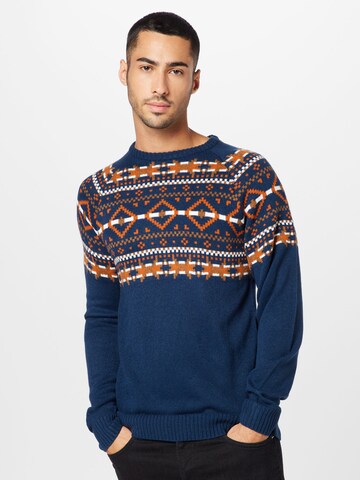 Pull-over BLEND en bleu : devant