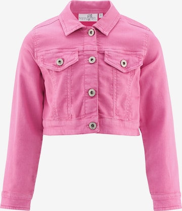 happy girls Between-Season Jacket in Pink: front