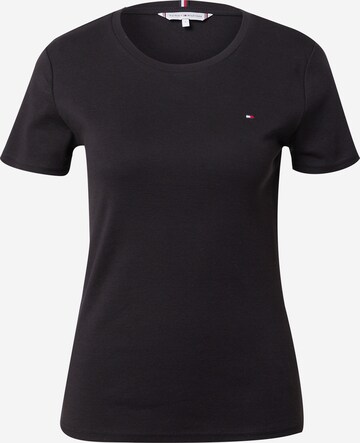 T-shirt TOMMY HILFIGER en noir : devant