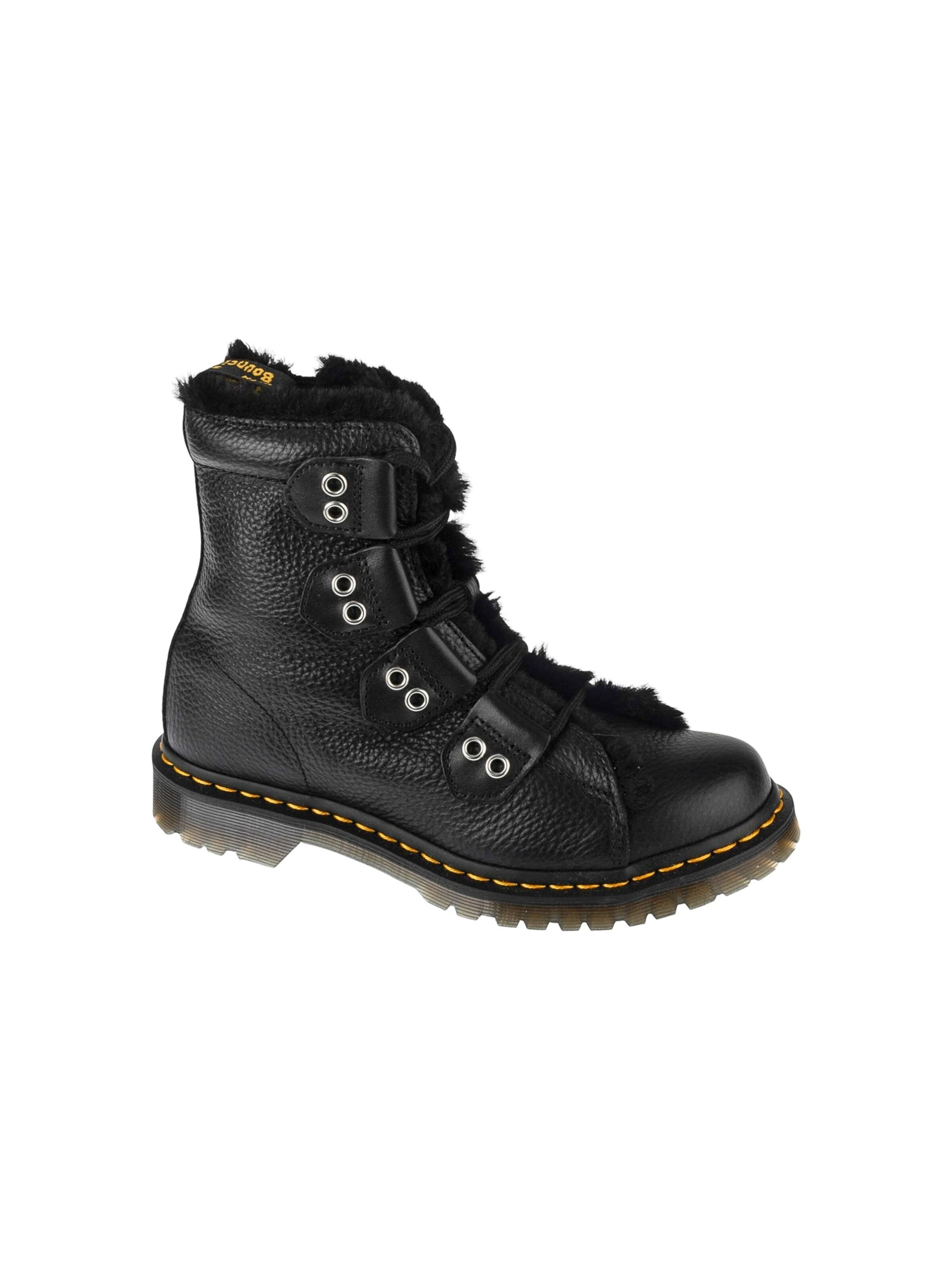 Dr. Martens Ankle Boots '1460 Lace To Toe Fur Lined'‌‌‌‌‌‌‌ in 36 in schwarz, Produktansicht