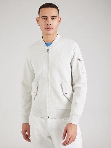 Polo Ralph Lauren - Sudadera con cremallera en gris: frente