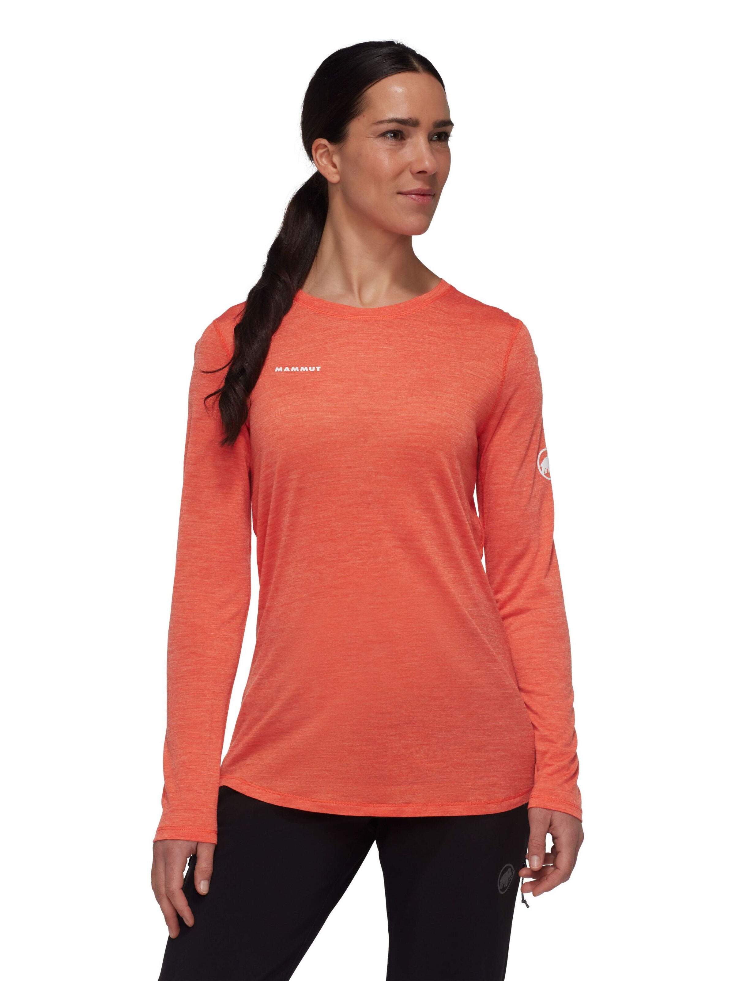 MAMMUT Funktionsshirt 'Tree Wool' in Orange: Vorderseite