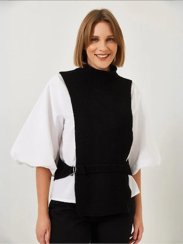 Bianco Lucci Top | črna barva