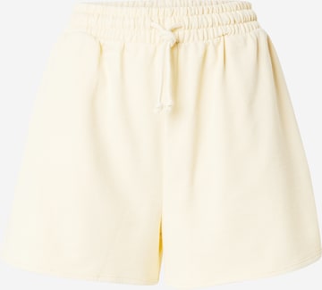 Pantalon 'In Colbalt' TOPSHOP en jaune : devant