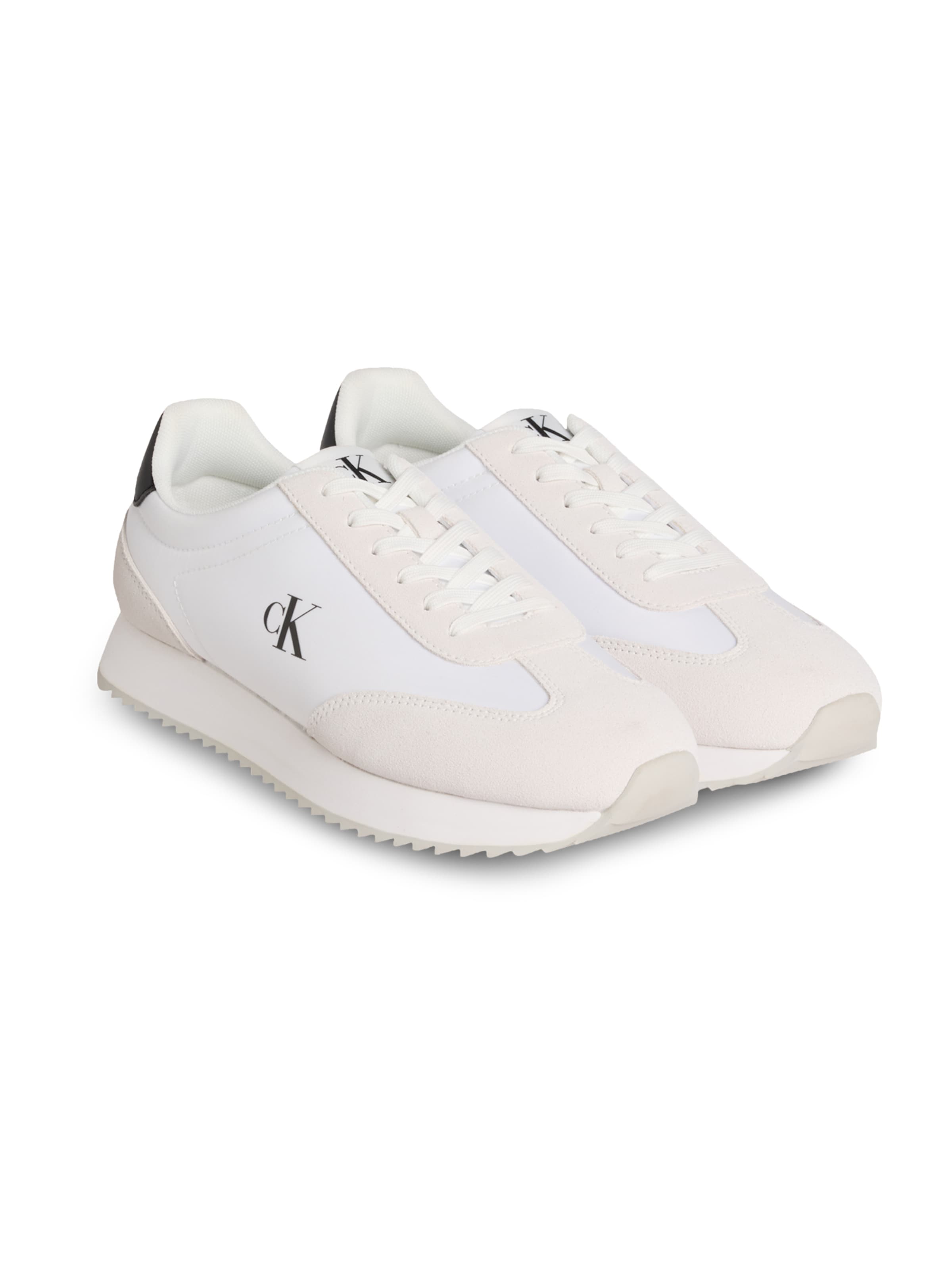 Calvin Klein Trampki niskie w kolorze biały