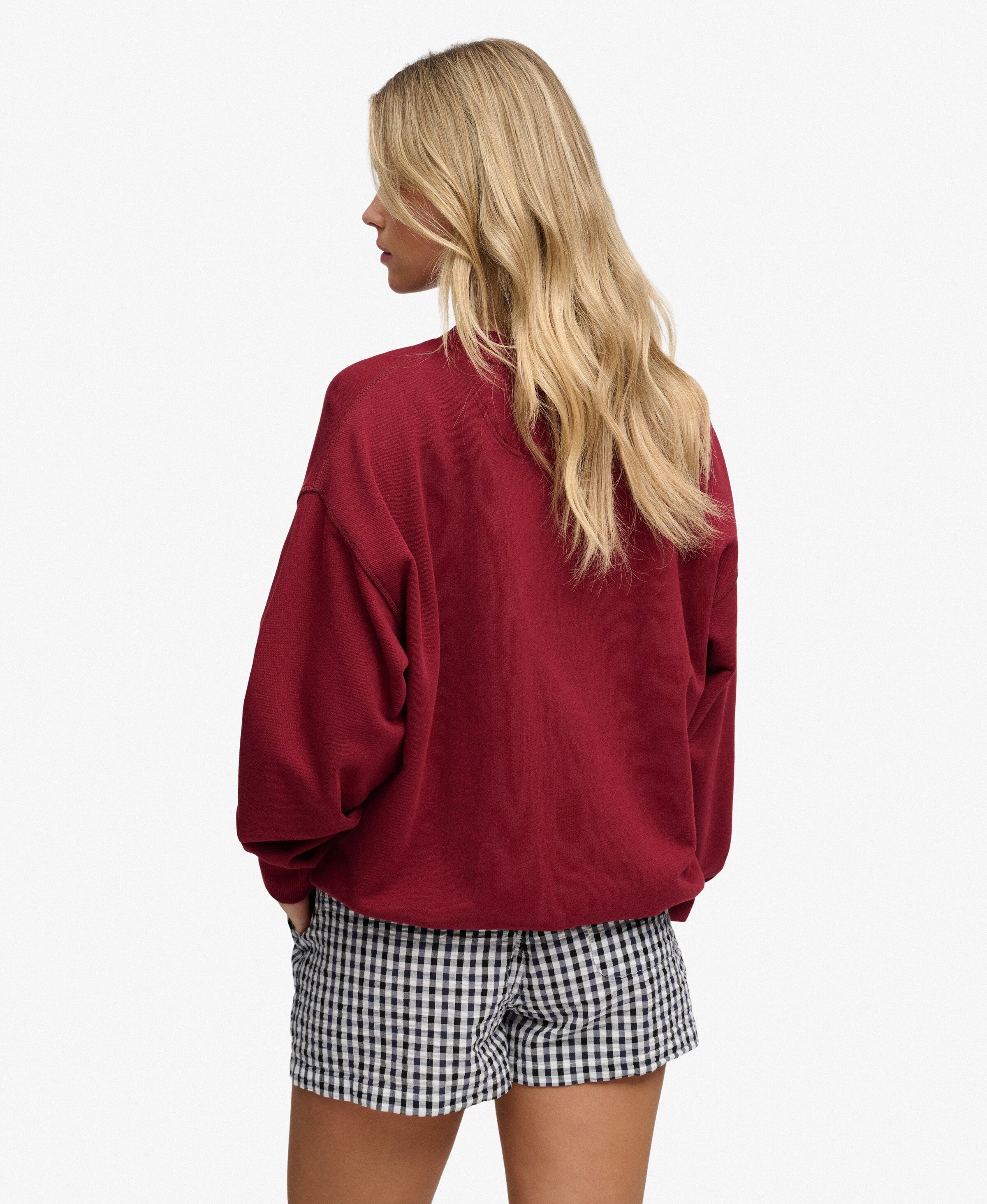 Sweat-shirt 'Heritage' Superdry & Co en rouge