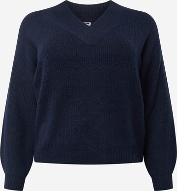 Noisy May Curve Sweater 'BALANCE' in Blue: front