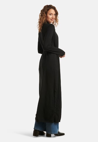 Smashed Lemon Gebreide mantel in Zwart