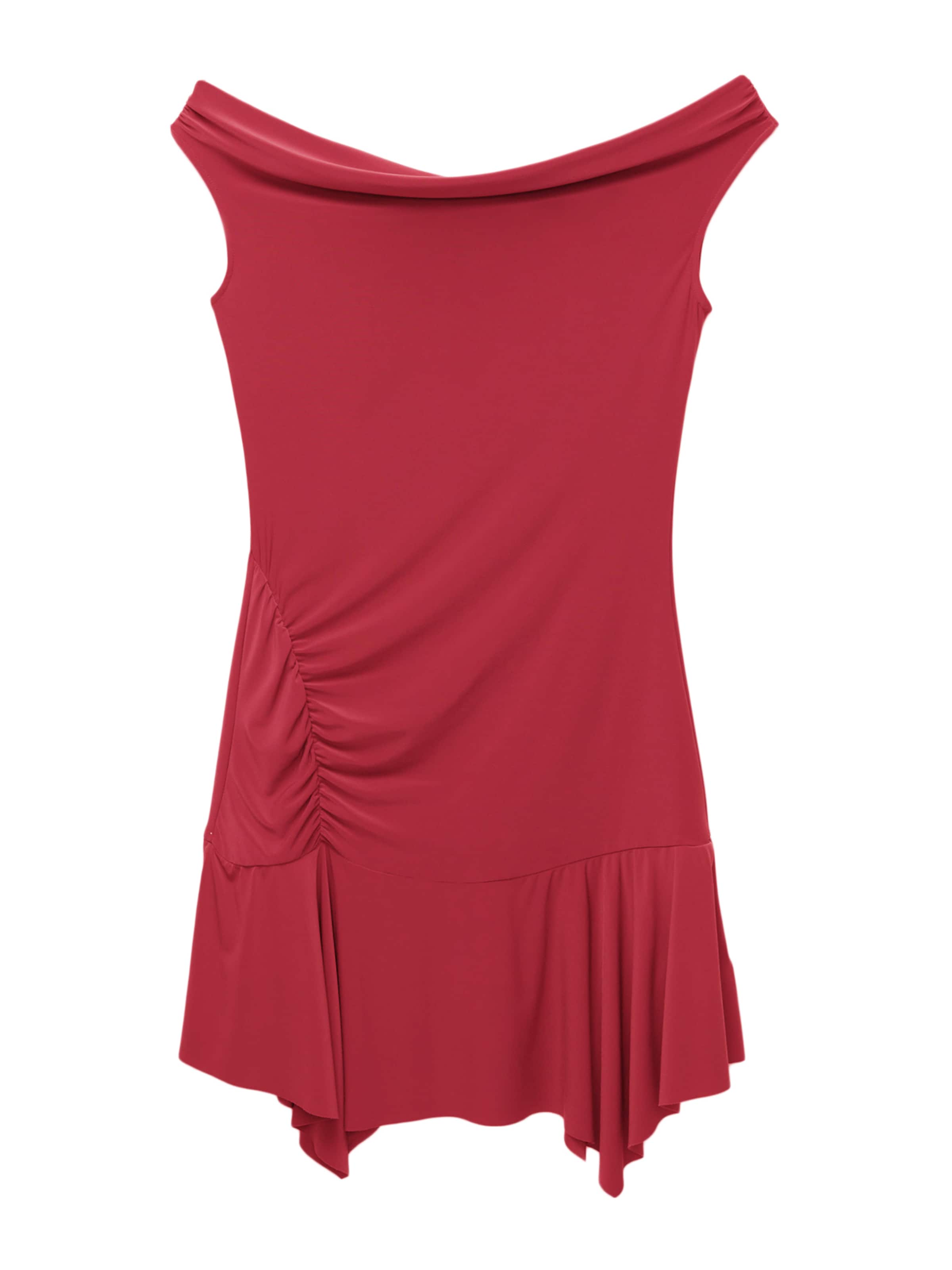 Pull&Bear Kleid in Rot: Vorderseite