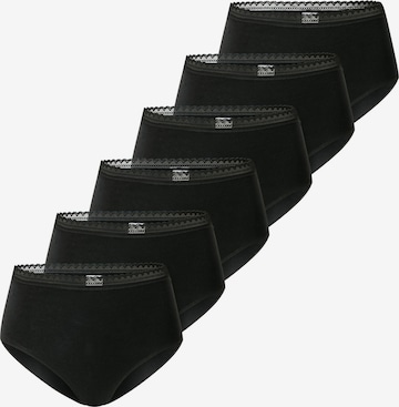 Slip SCHIESSER en noir : devant