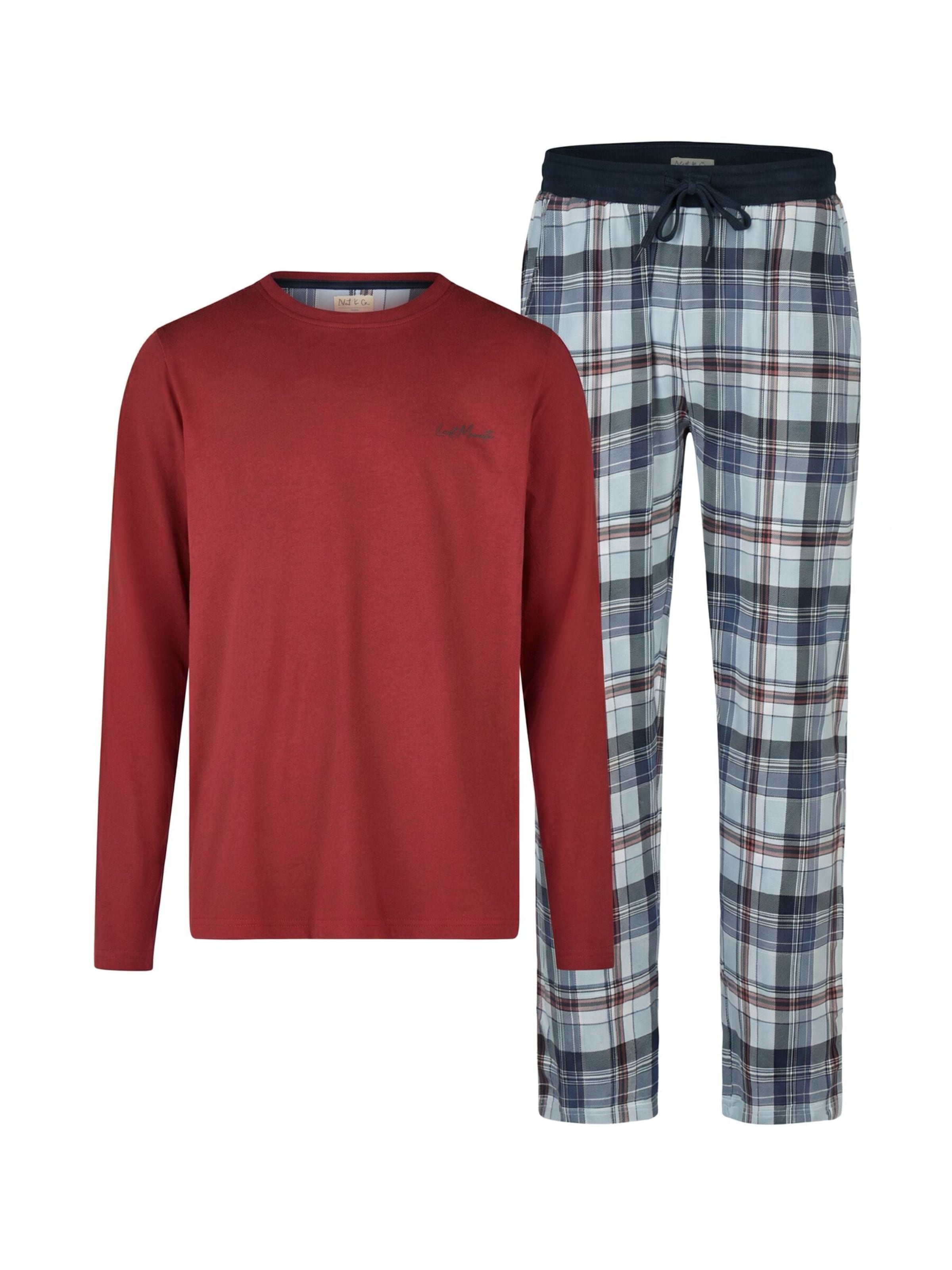 Phil & Co. Berlin Pyjama lang 'Fashionable'‌‌‌‌‌‌‌‌‌‌ in mischfarben, Produktansicht