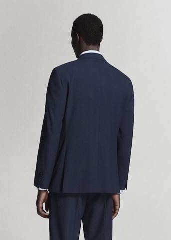MANGO MAN Slim Fit Sakko 'Milan' in Blau