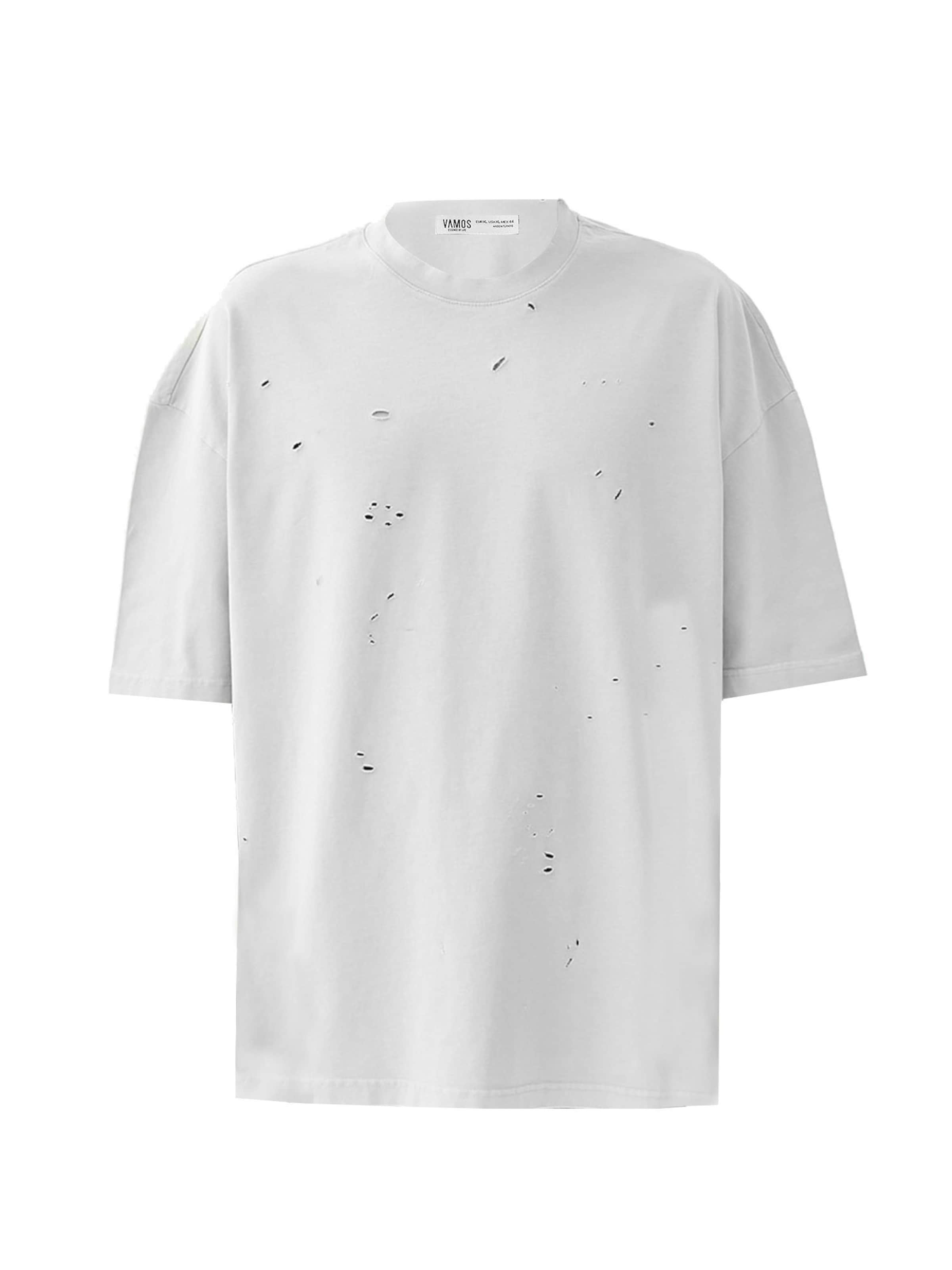 VAMOS CLO Koszulka w kolorze szary: przód