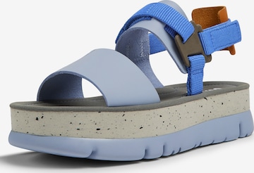 CAMPER Strap Sandals 'Oruga Up' in Blue: front