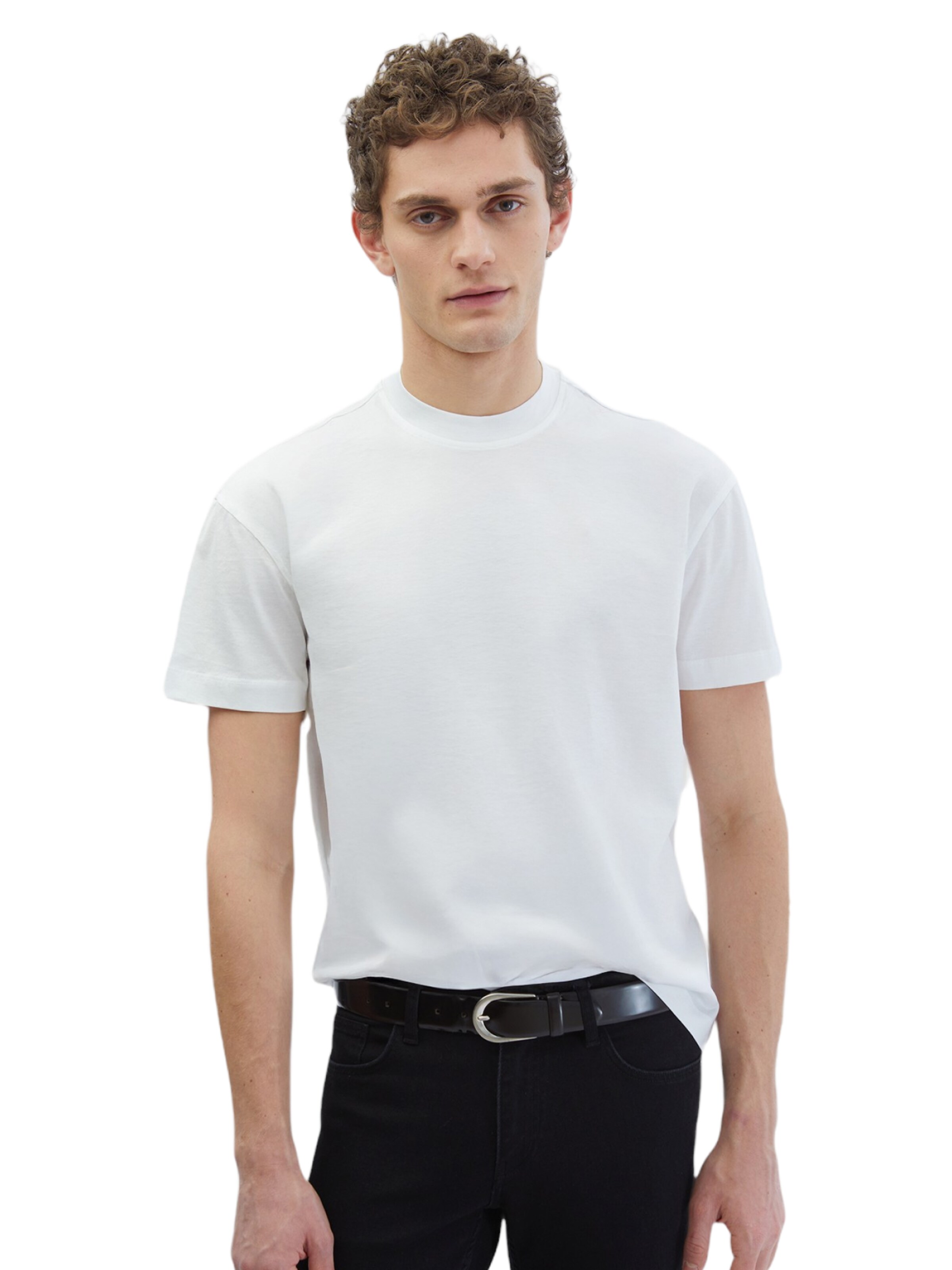 Ramsey Shirt in White: front