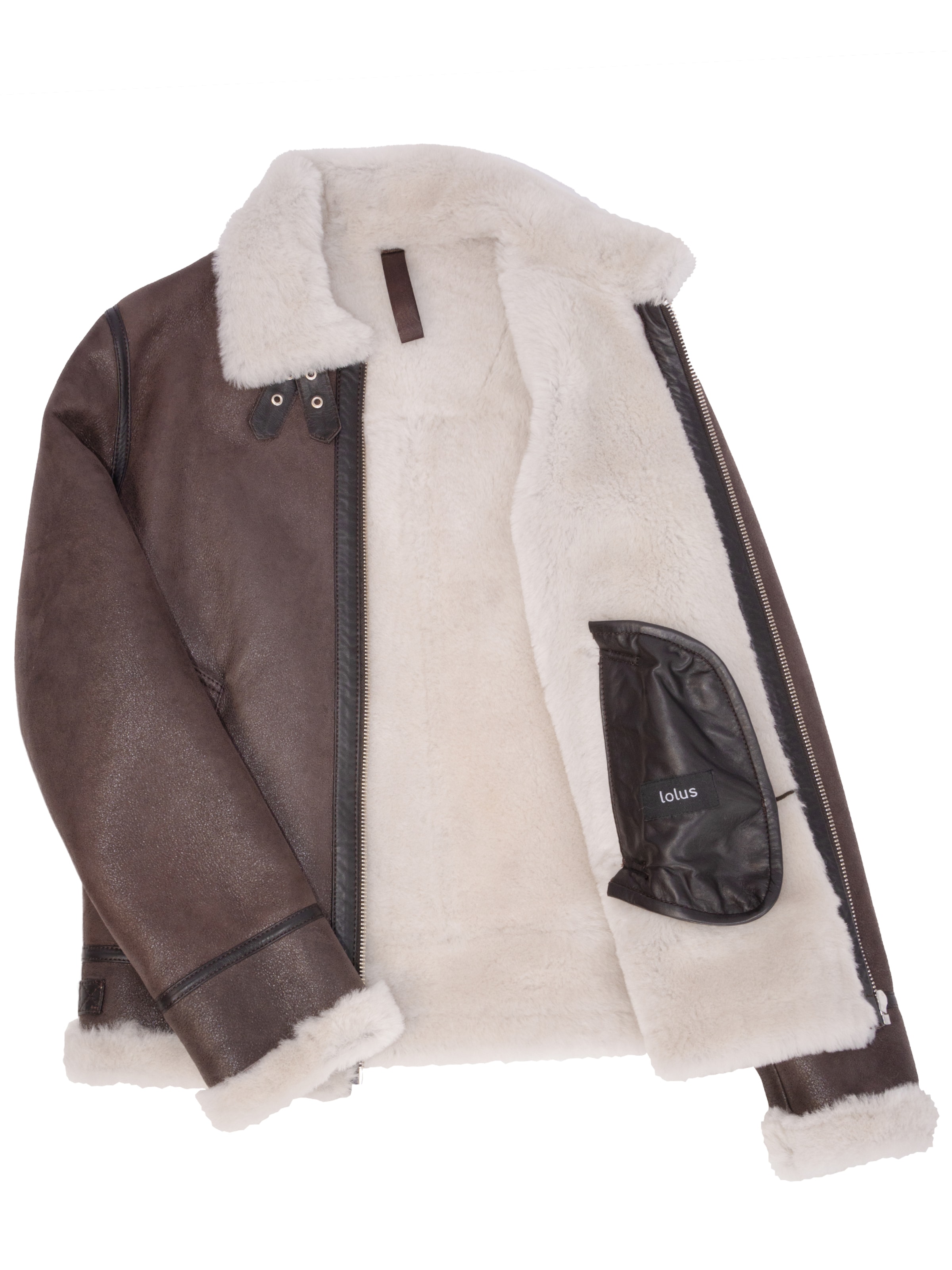 Veste mi-saison 'Vonrock' LOLUS en marron