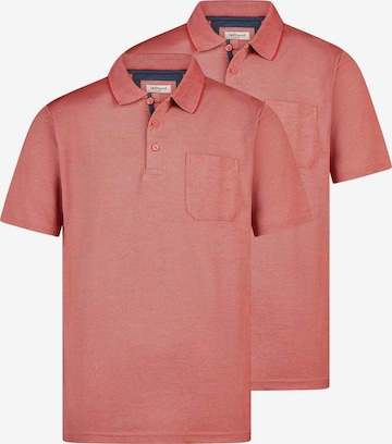 redmond Shirt 'Basic' in Rot: Vorderseite