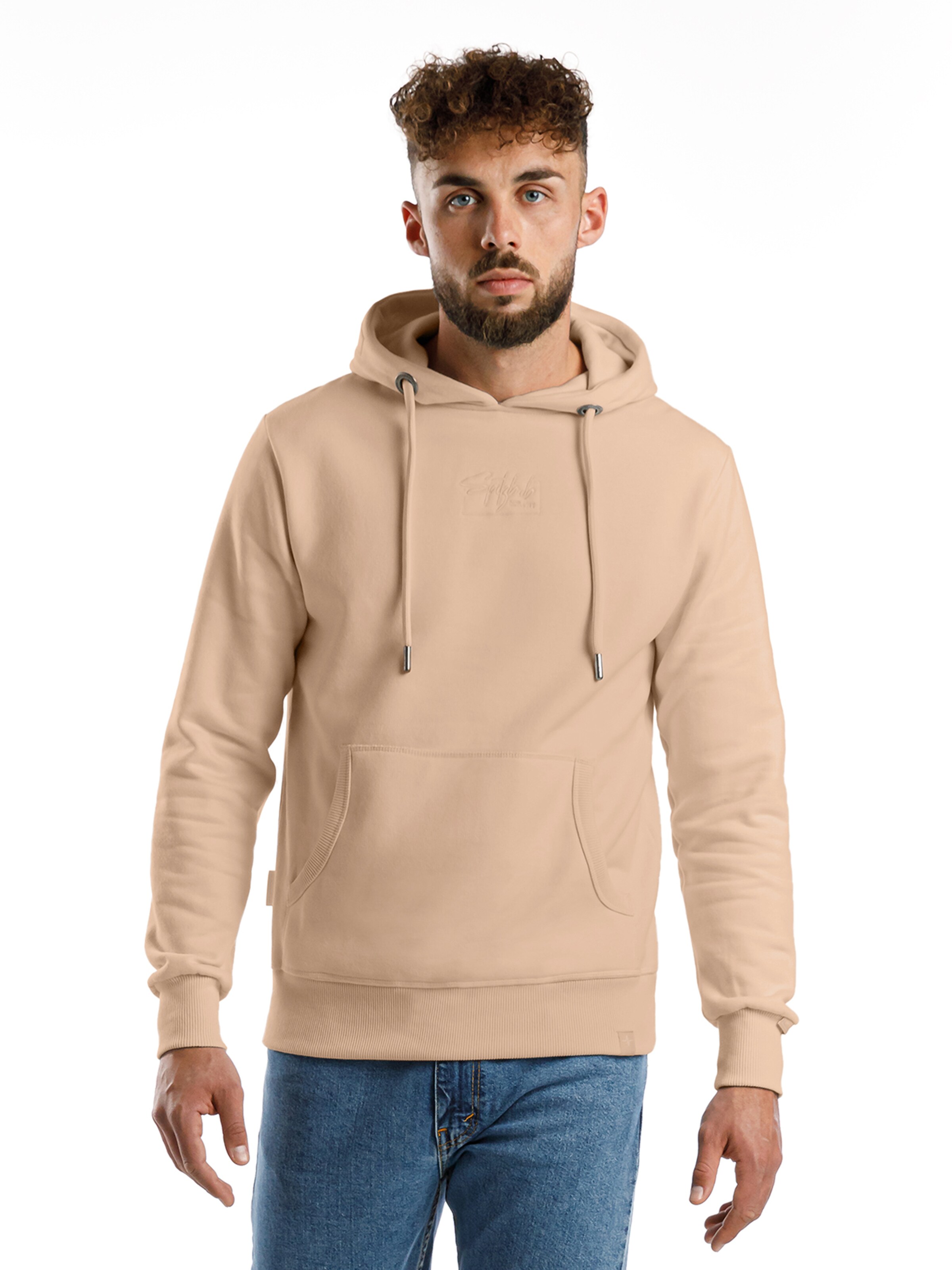 SPITZBUB Sweatshirt 'Colorpop' in Beige: voorkant
