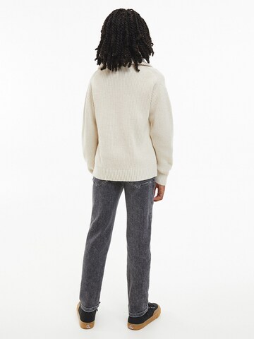 Calvin Klein Jeans Pullover in Beige