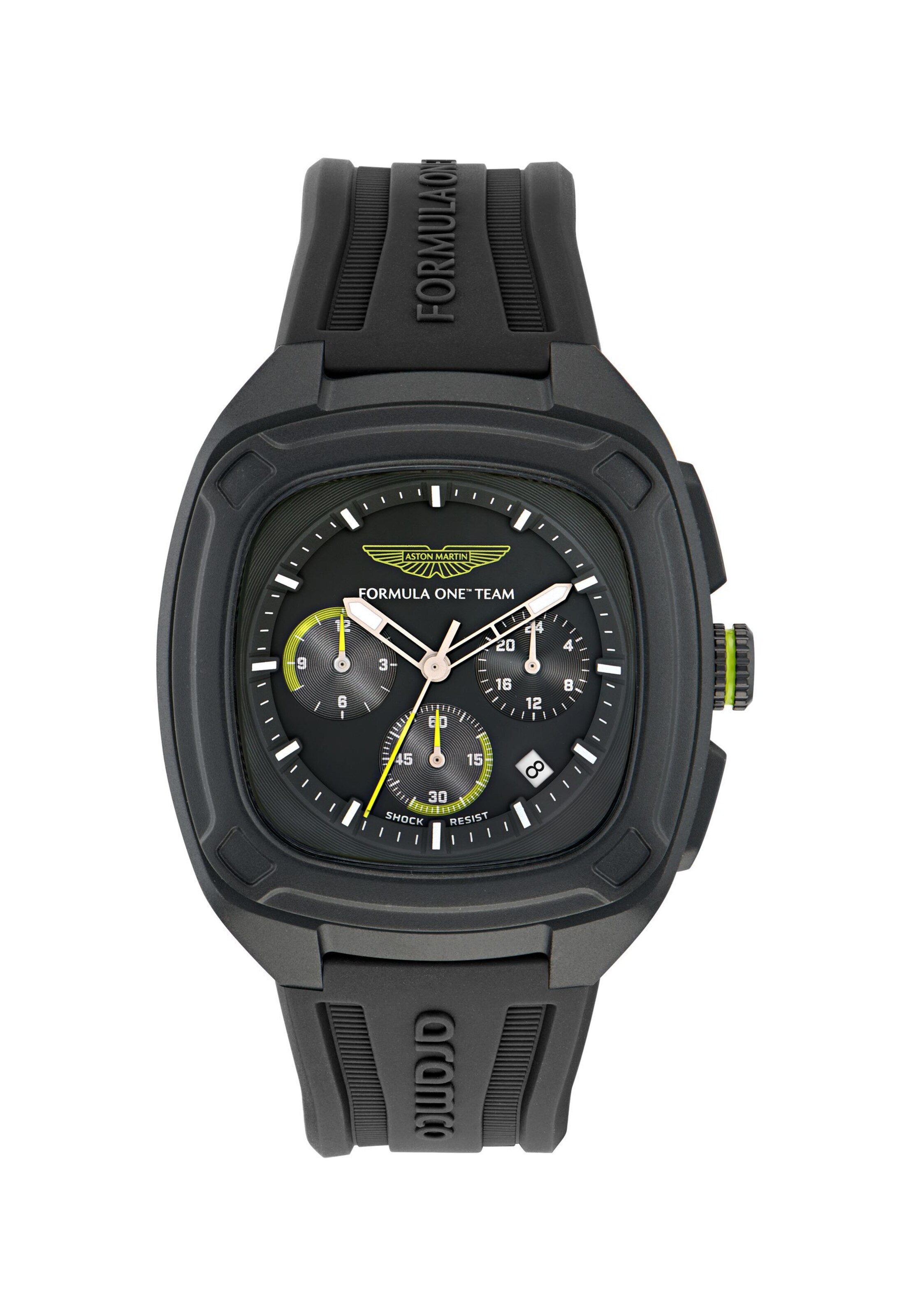 Aston Martin Analog watch 'Ovr W' in Black: front