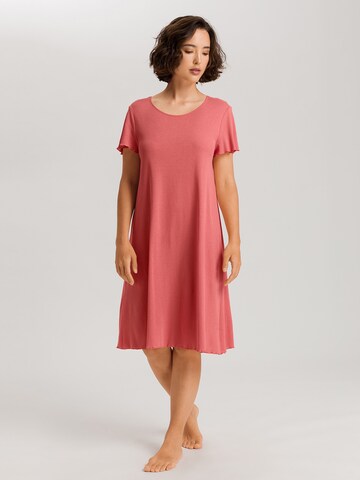 Hanro Nachthemd ' Serena ' in Rood