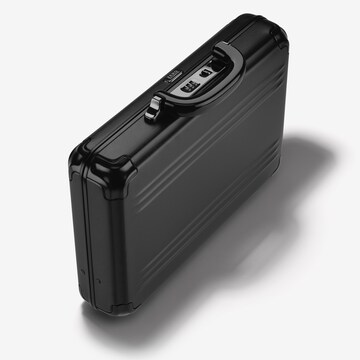 Zero Halliburton Pursuit Aluminium Aktenkoffer mit Laptopfach in Schwarz