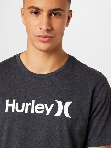 Hurley Sportshirt in Schwarz