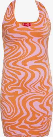 Robe d’été swirly en orange : devant