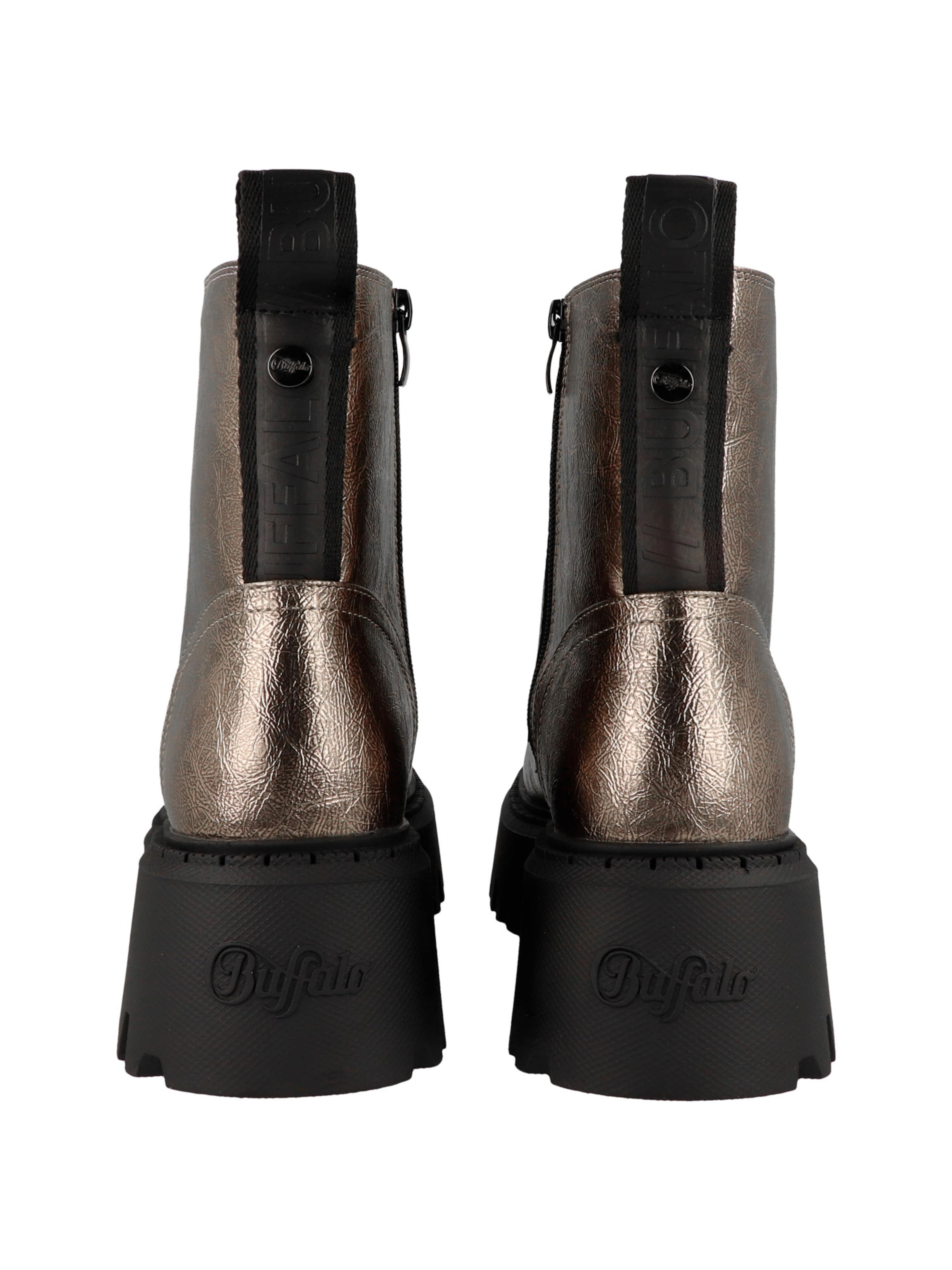 Bottines à lacets 'Aspen' BUFFALO en argent : derrière