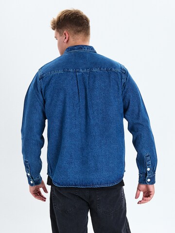 Dxnmxrk Shirt 'DXFabian' in Blauw