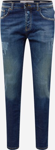 Goldgarn Skinny Jeans i blå: forside